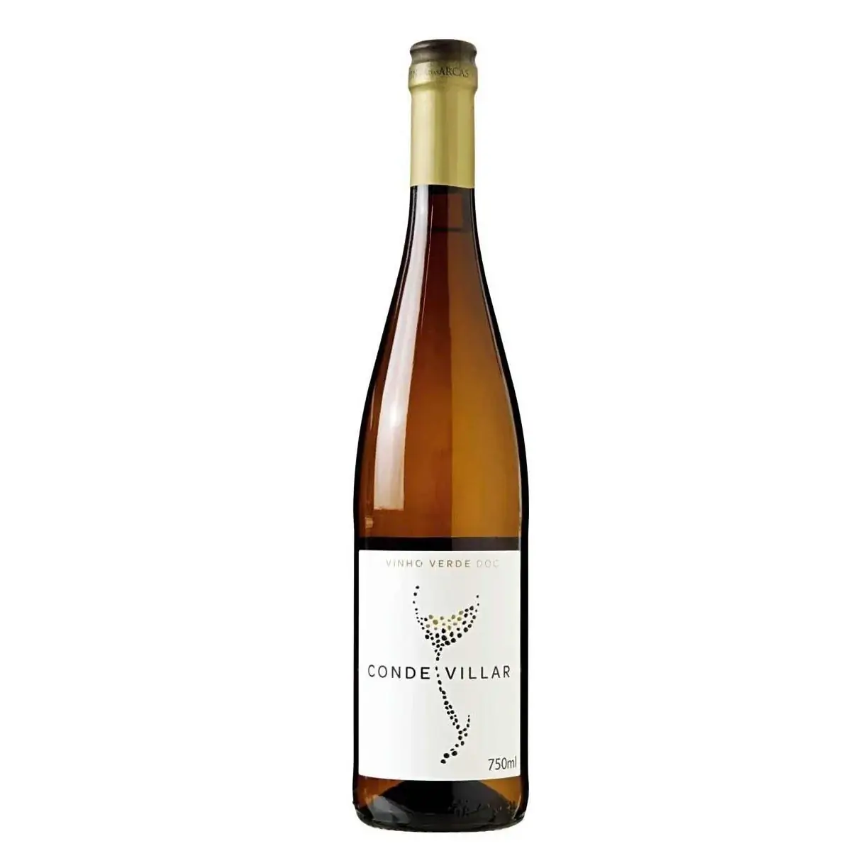 Vinho Português Branco Verde CONDE VILLAR Garrafa 750ml