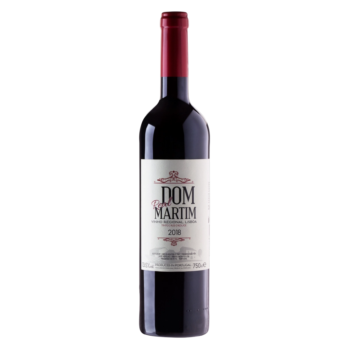 Vinho Português Tinto Seco Dom Martim Aragonez Castelão Lisboa Garrafa 750ml