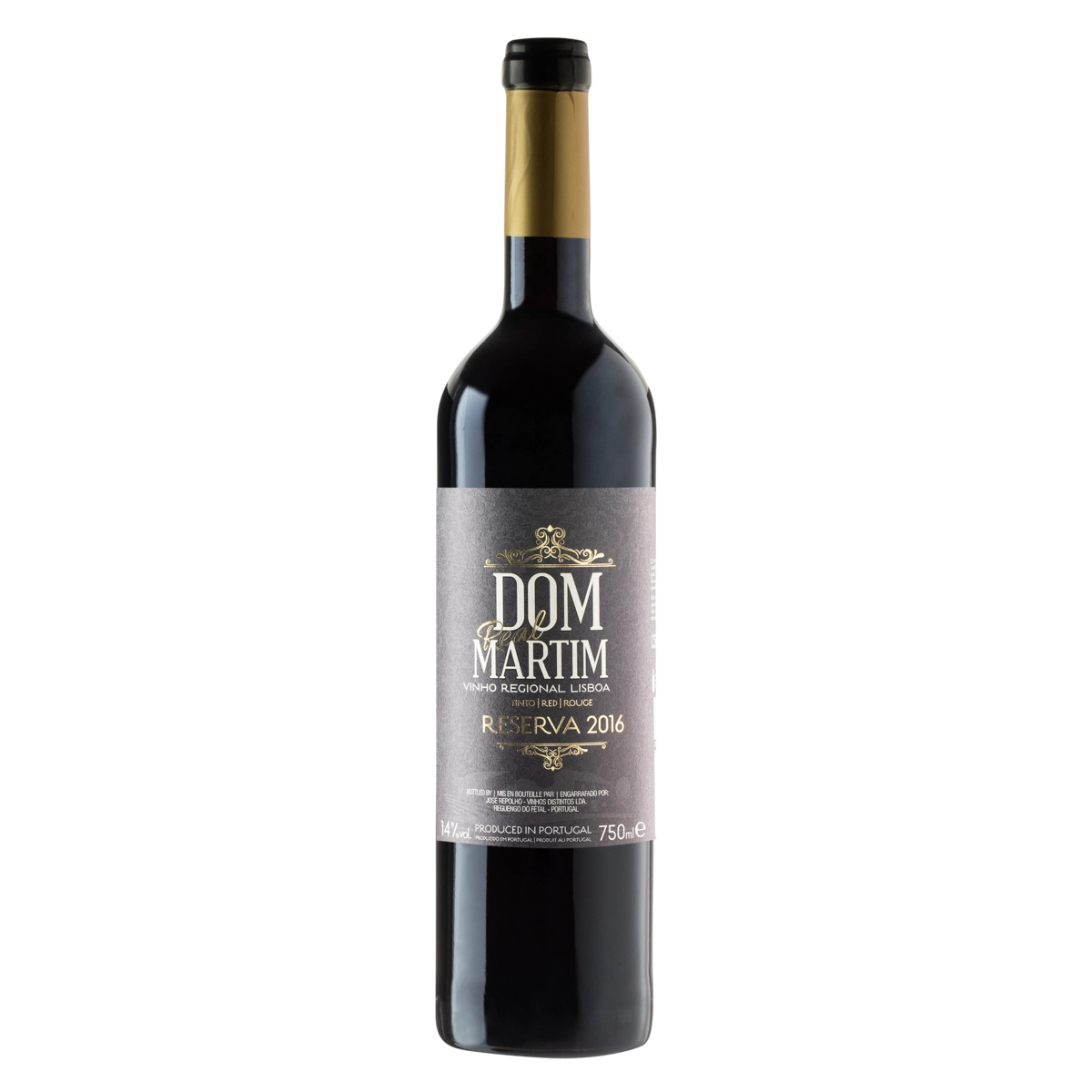 Vinho Português Tinto Seco Reserva Dom Martim Aragonez Cabernet Sauvignon Lisboa Garrafa 750ml