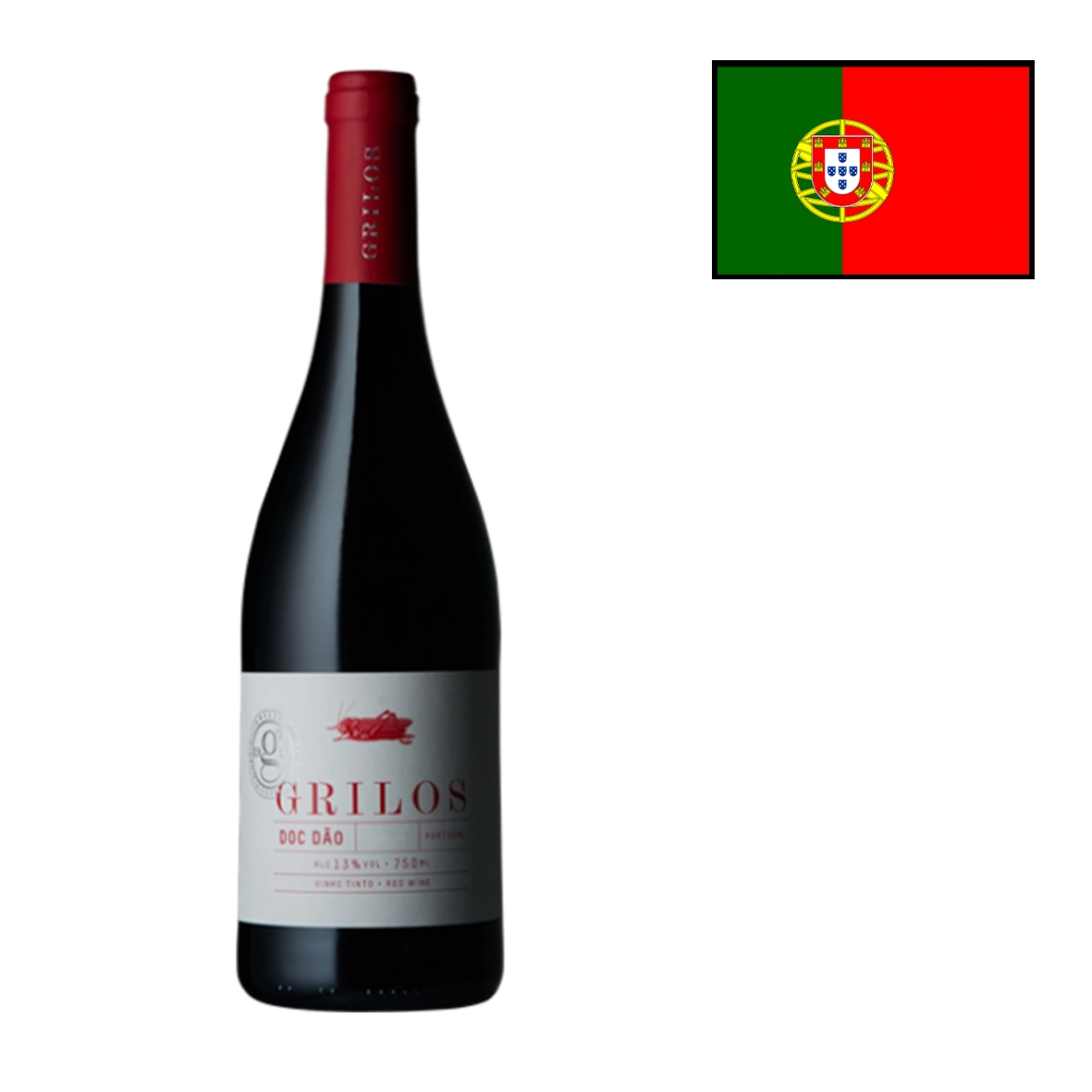 Vinho B Seco Grilos 750ml