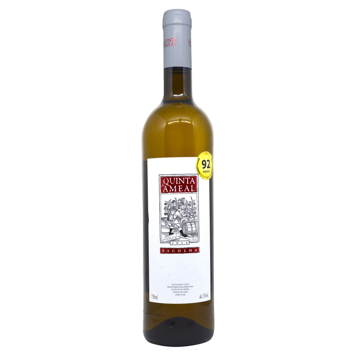 Vinho Português Branco Seco Reserva Ameal Loureiro Vinho Verde Garrafa 750ml