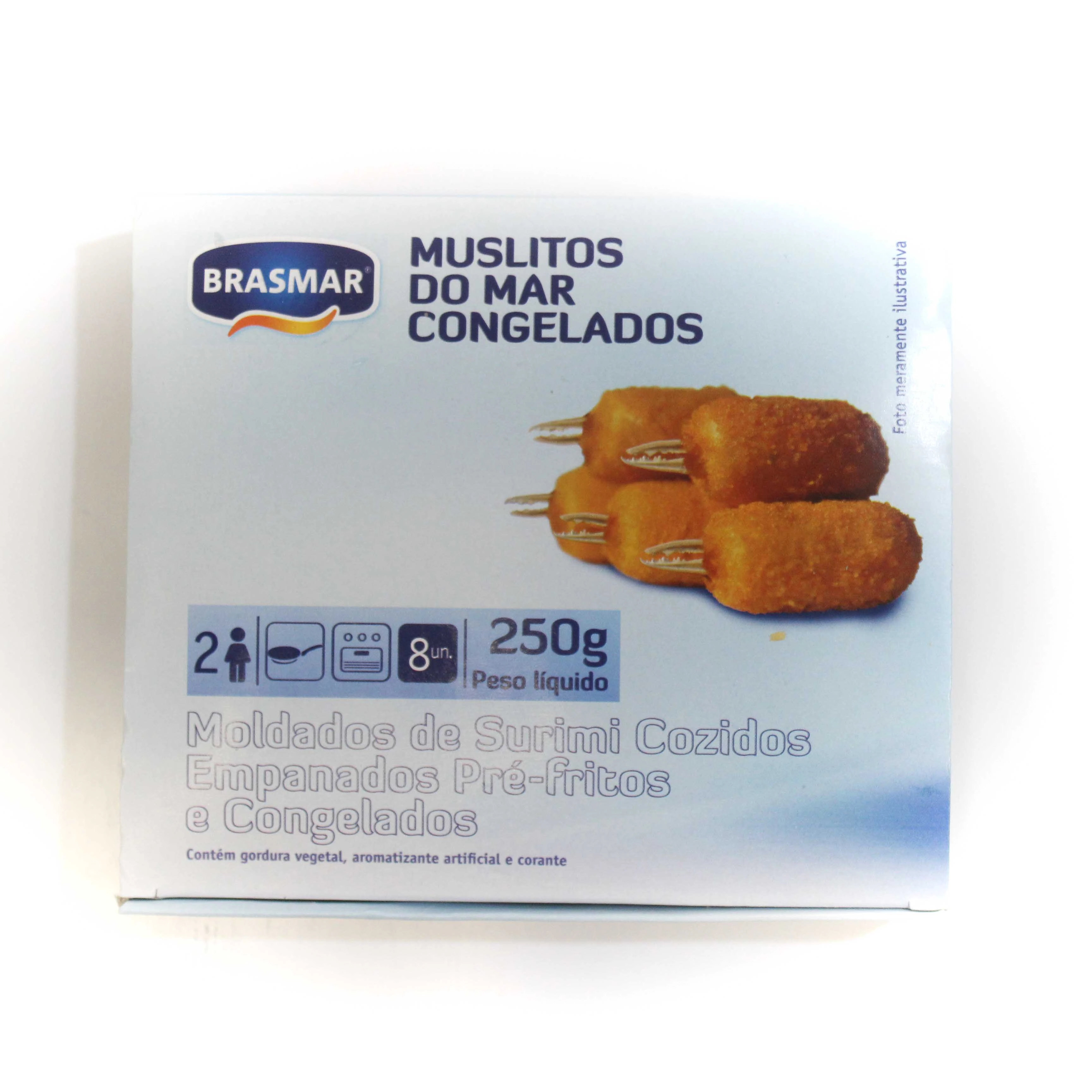 Kani Kama Brasmar Pre Frito 250g Caranguejo