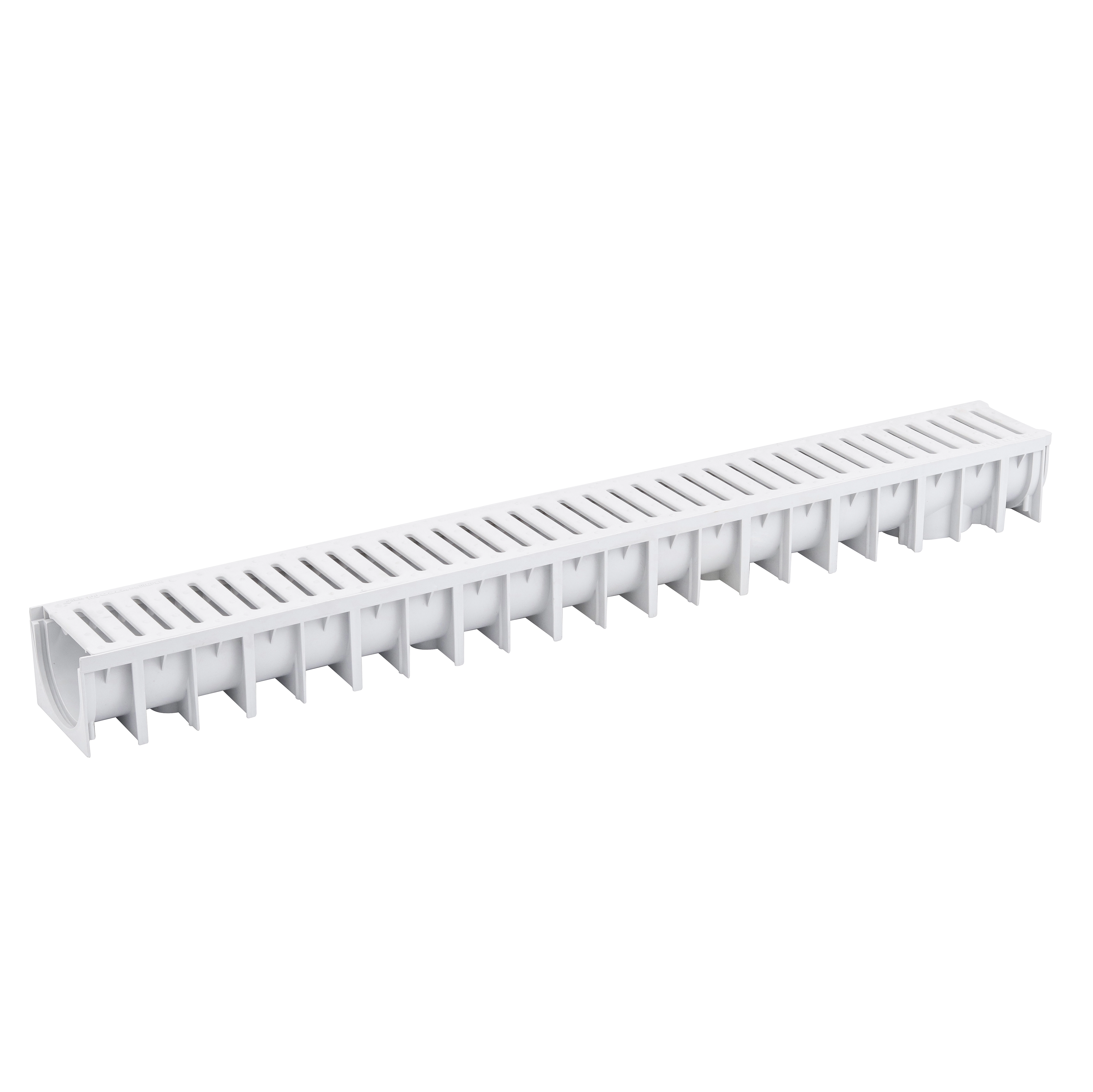 Grelha para Drenagem Externa Polipropileno Natural Branco Odem
