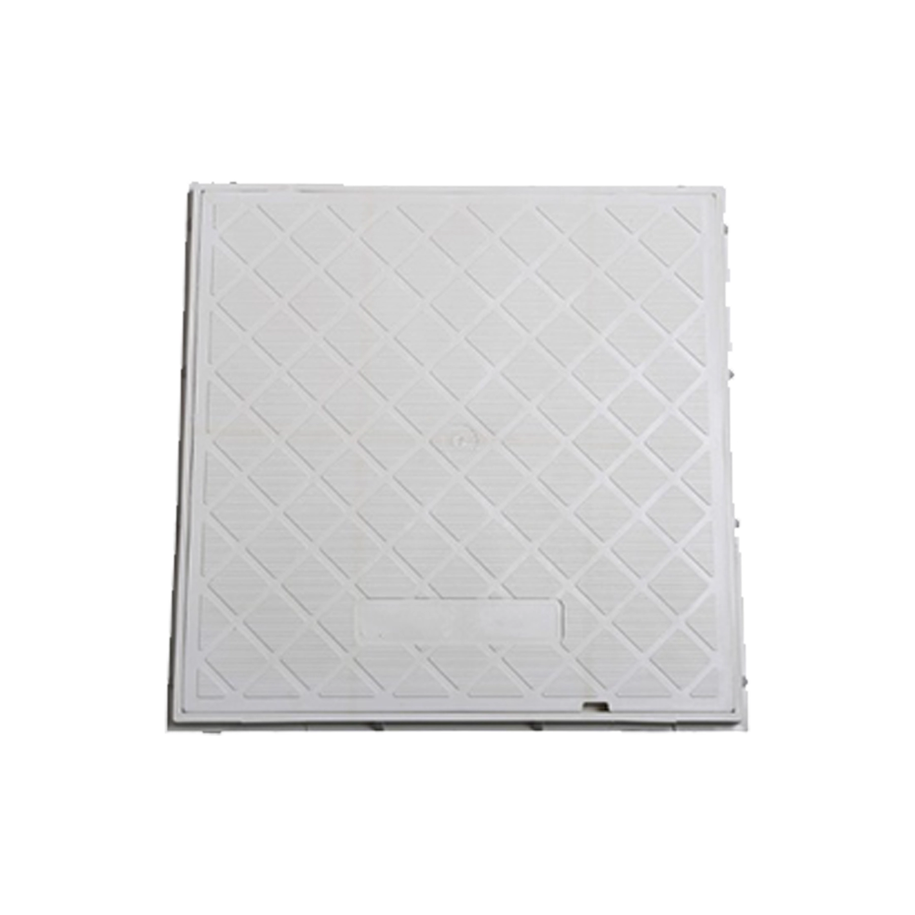 Tampão Quadrado Polipropileno 50x50cm Branco Odem