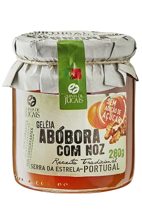 Geleia Quinta De Jugais S/acucar 280g Abobora C/noz