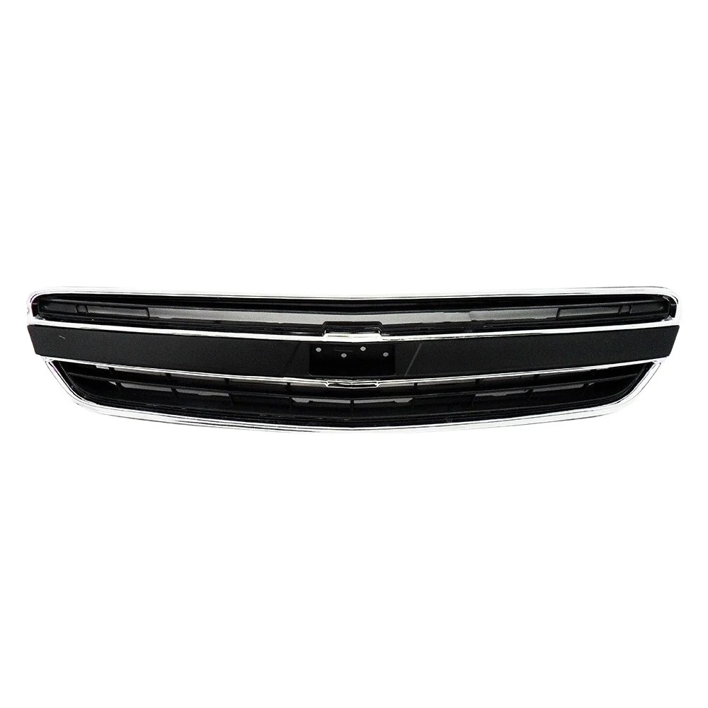 Grade Superior do Radiador CHEVROLET - GM MERIVA com Friso Preto Aro Cromado - G COMPONENTES GG118