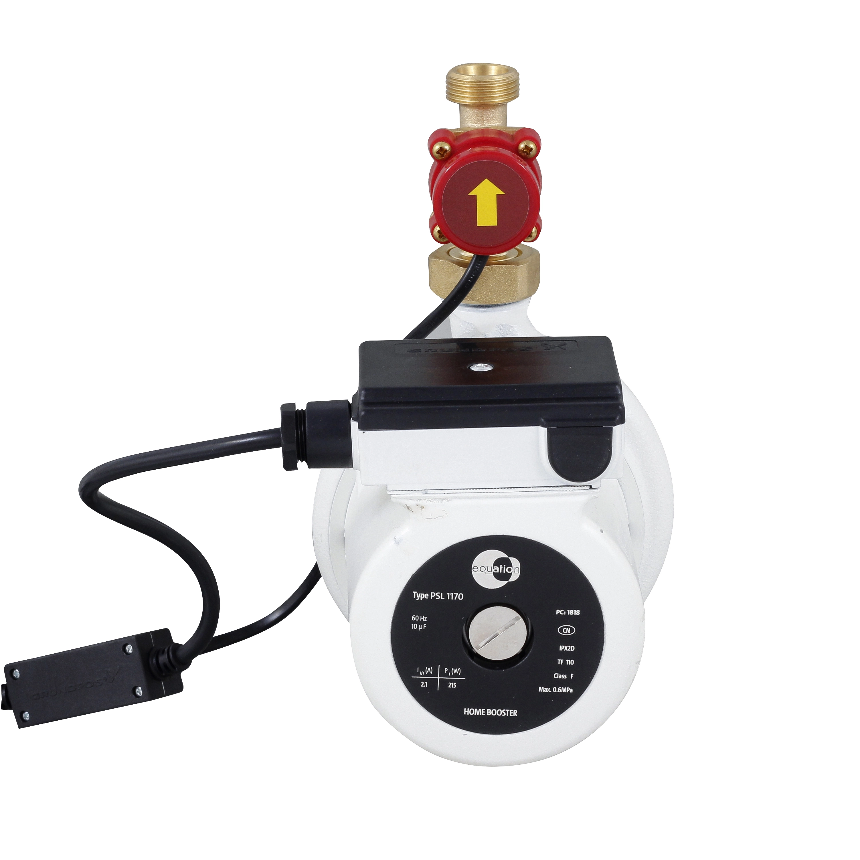 Pressurizador para Aquecedor de Água a Gás 220V PSL 1170 Equation