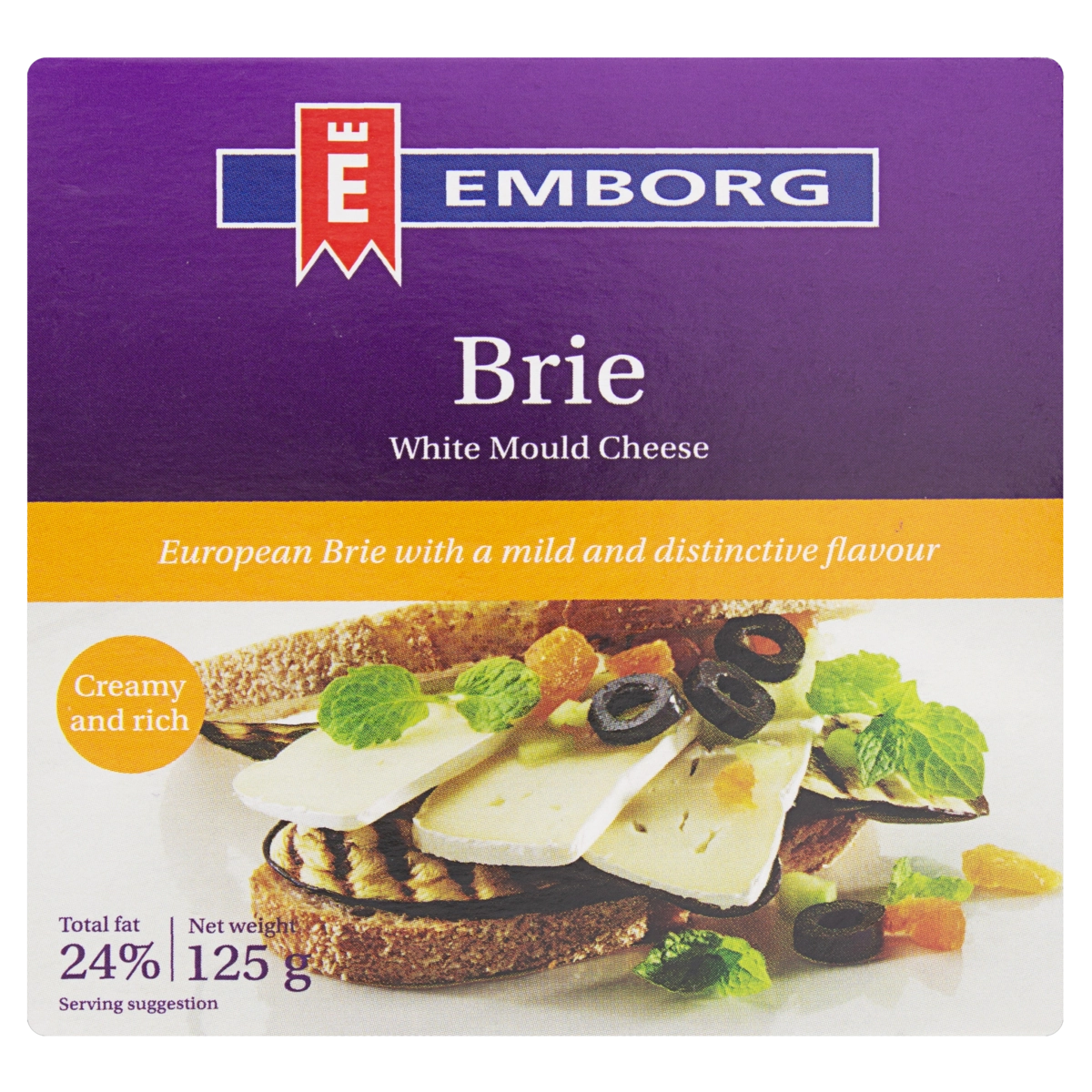 Queijo Brie Emborg 125g