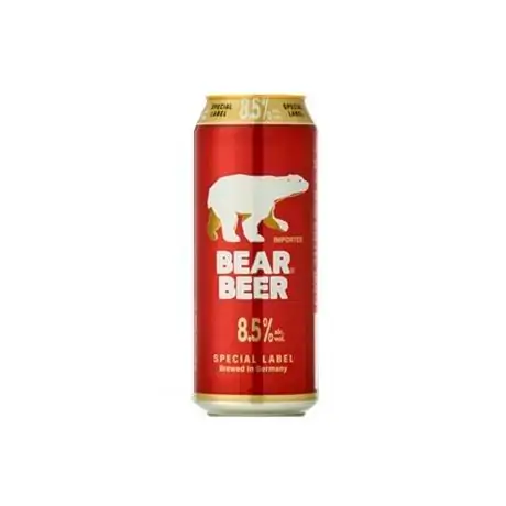 Cerveja Lager Bear Beer Strong Lata 500ml