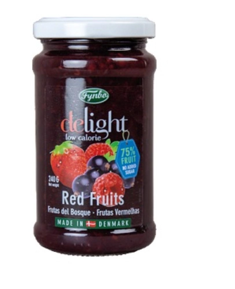 Geleia Fynbo Delight 240g Frutas Vermelhas