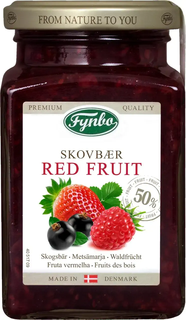 Geleia Fynbo Premium Frutas Vermelhas 285g