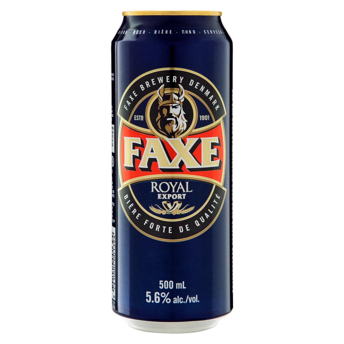Cerveja Dinamarquesa Faxe Lt 500ml Royal