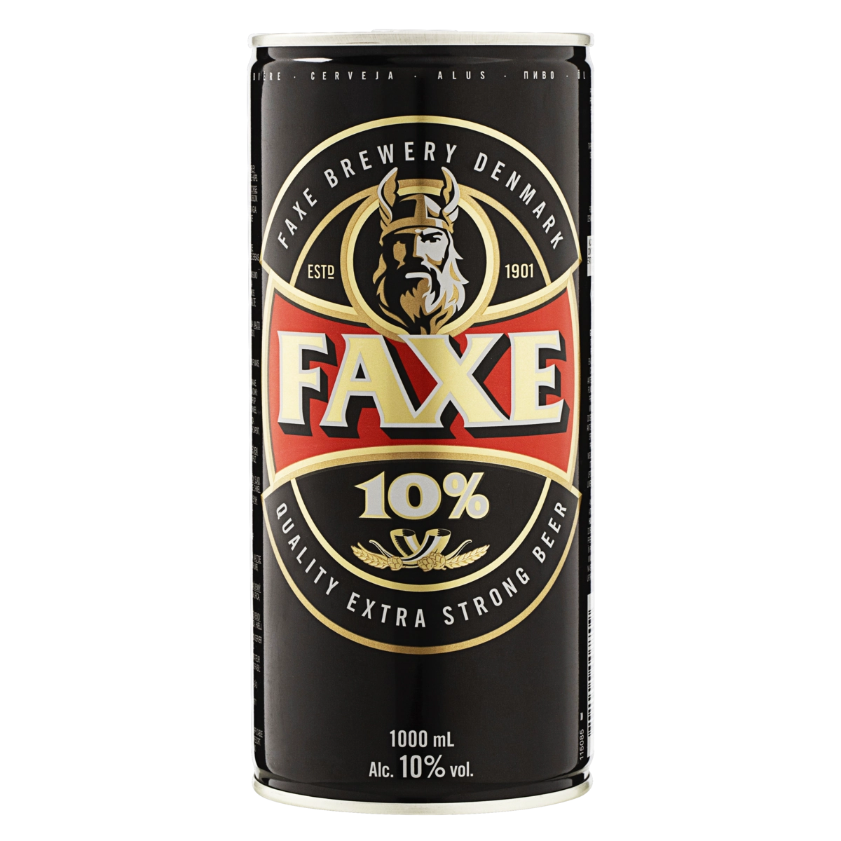 Cerveja Malt Liquor 10 Faxe Lata 1000ml