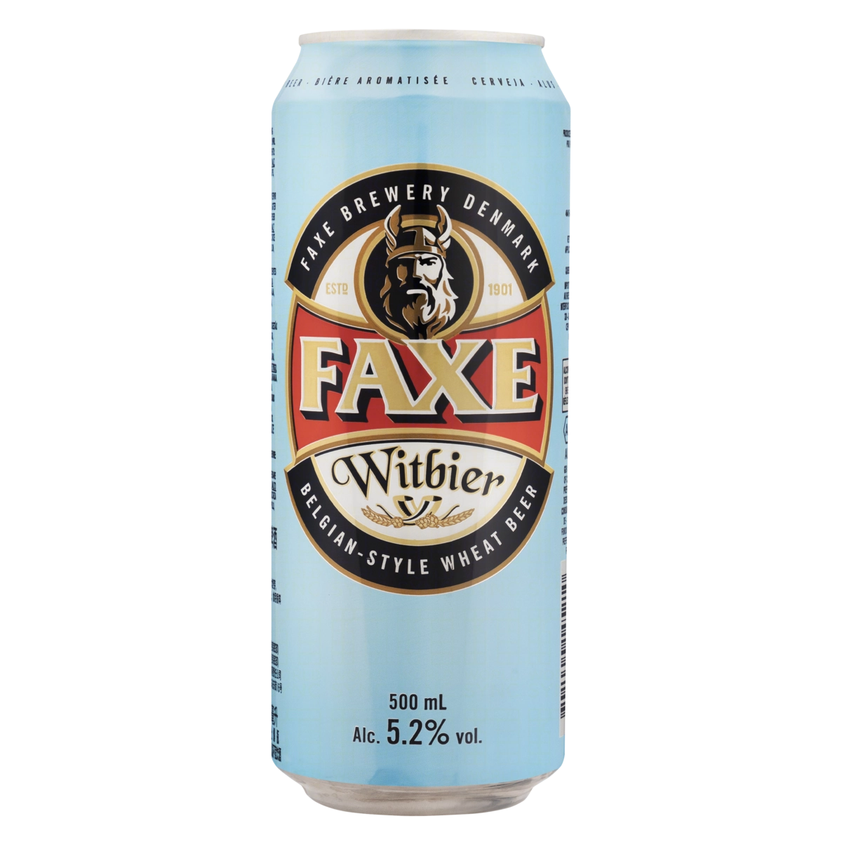 Cerveja Dinamarquesa FAXE Witbier Lata 500ml