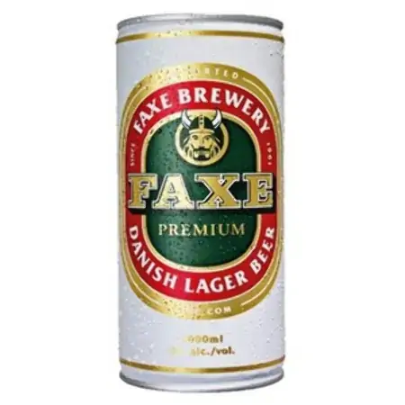 Cerveja American Lager Premium Faxe Lata 1000ml