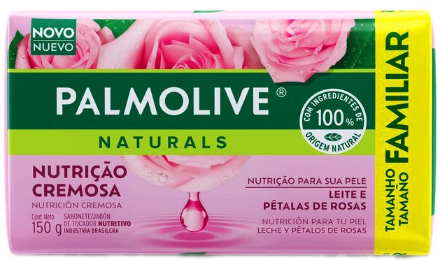 Sabonete Barra Hidrata Perfuma Palmolive Naturals Envoltório 150g