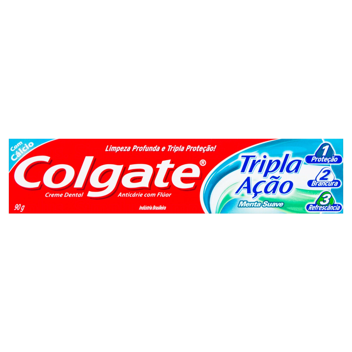 Creme Dental Menta Suave Colgate Tripla Ação Caixa 90g