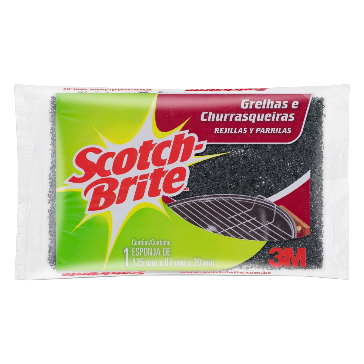 Fibra Para Grelhas E Churrasqueiras Scotch Brite
