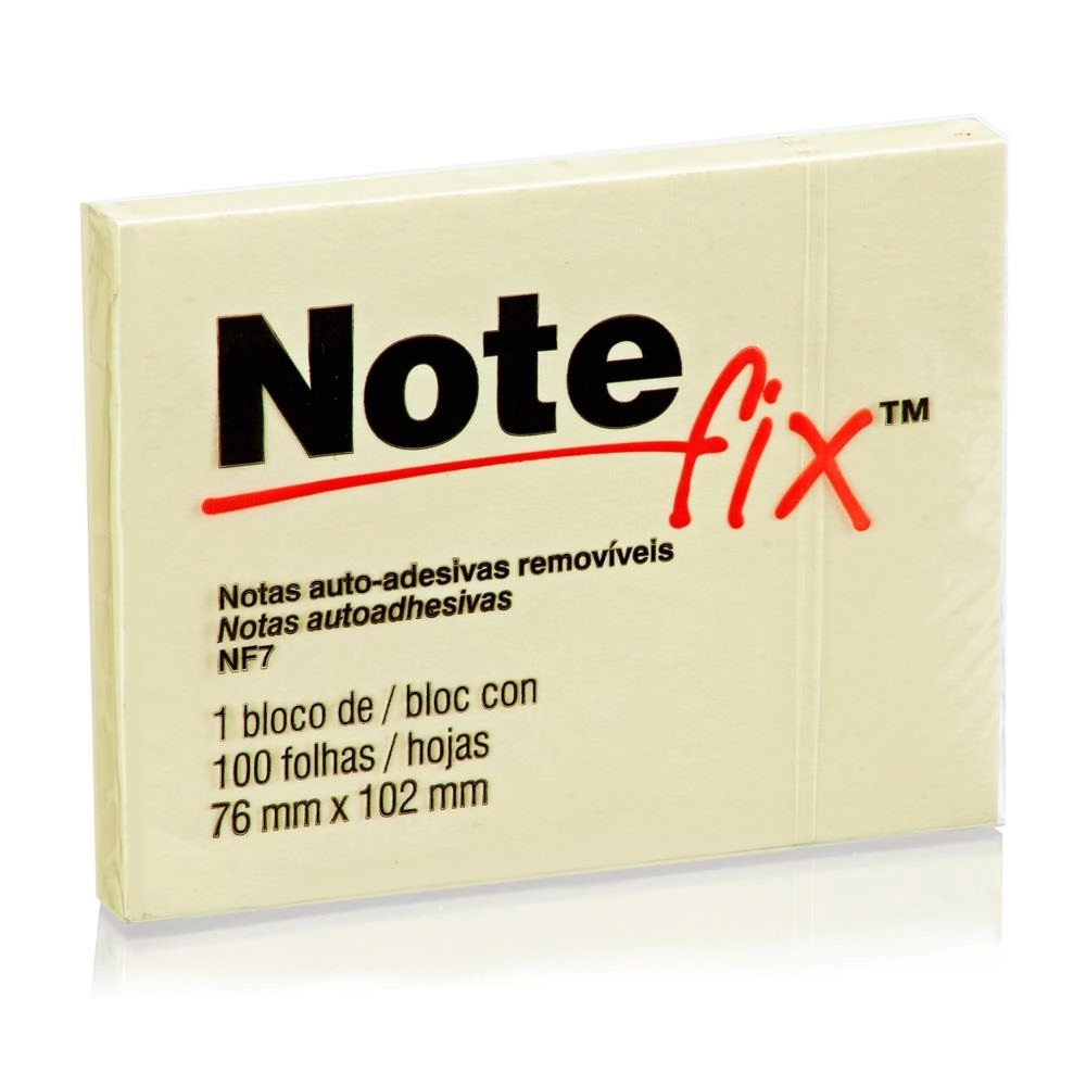 Notefix Nfx7 100 Folhas 76x102mm 3m