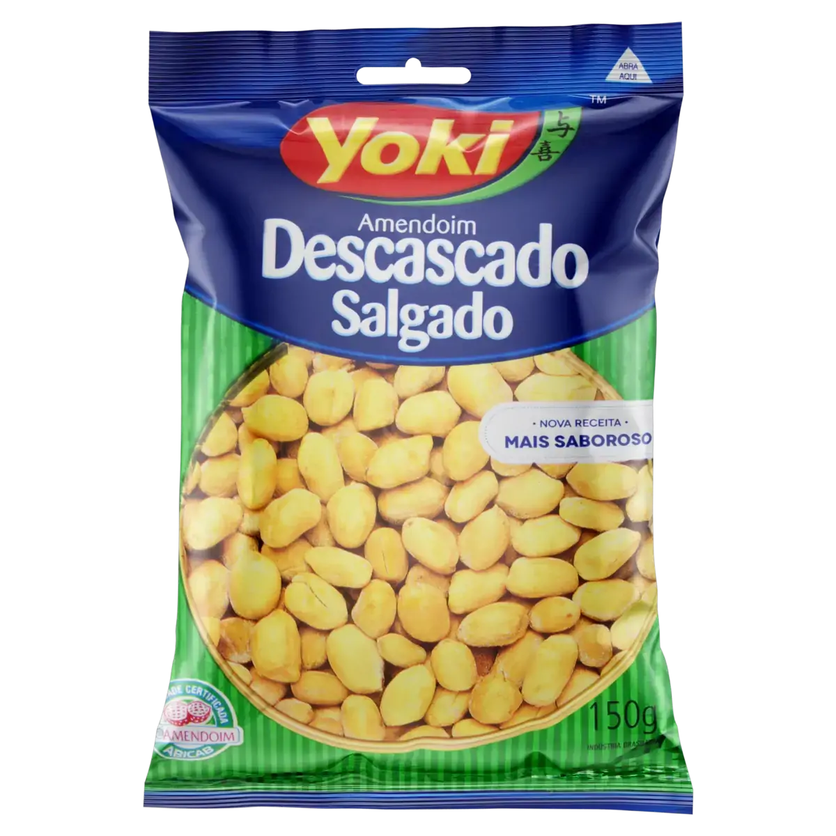 Amendoim Torrado Salgado Sem Casca Yoki Pacote 150g