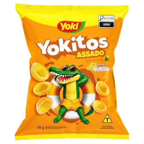 Salgadinho De Milho Conchinha Queijo Yoki Yokitos Pacote 54g