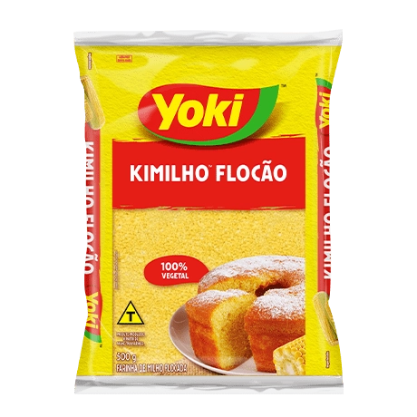 Farinha De Milho Flocão Yoki Kimilho Pacote 500g