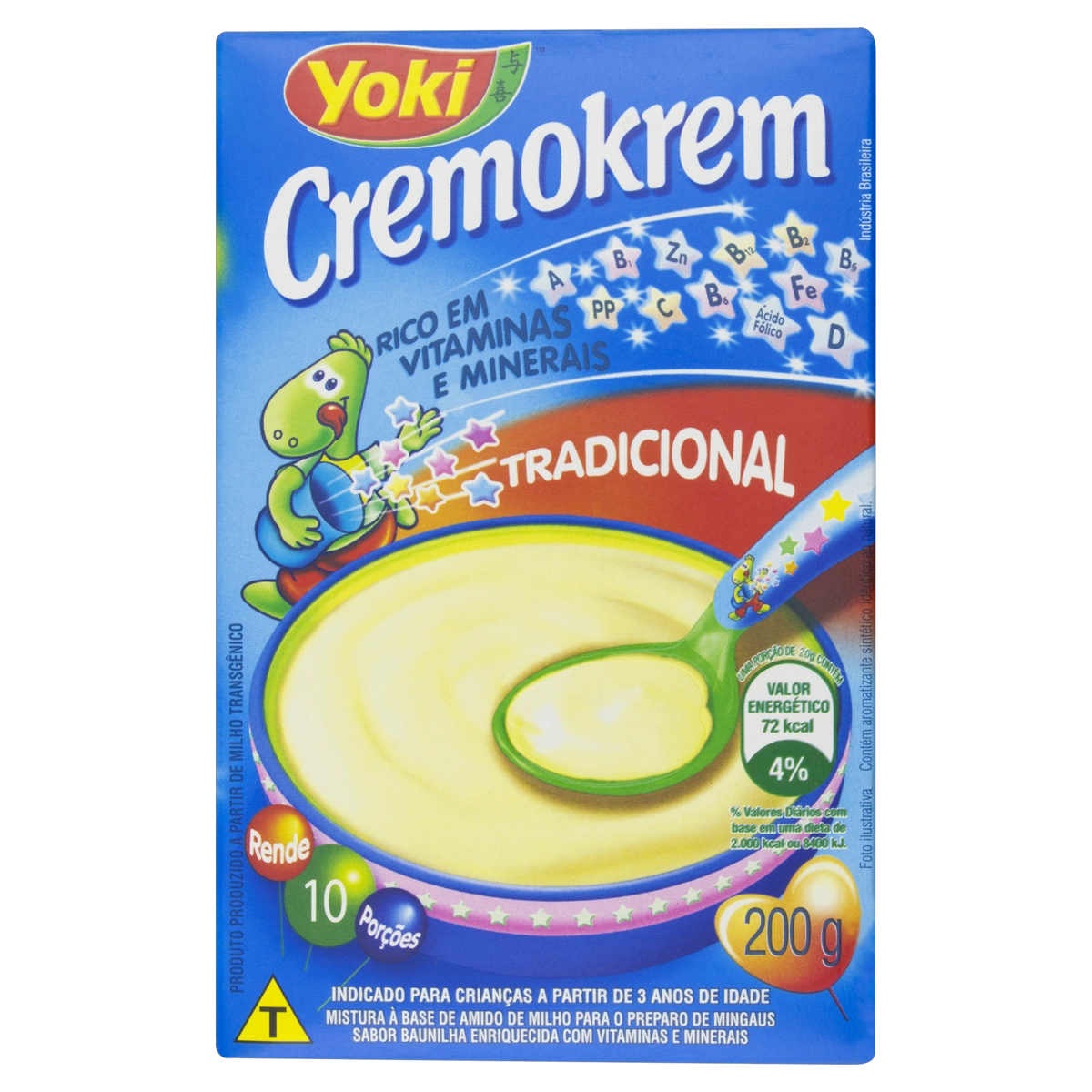Mingau Tradicional Yoki Cremokrem Caixa 200g
