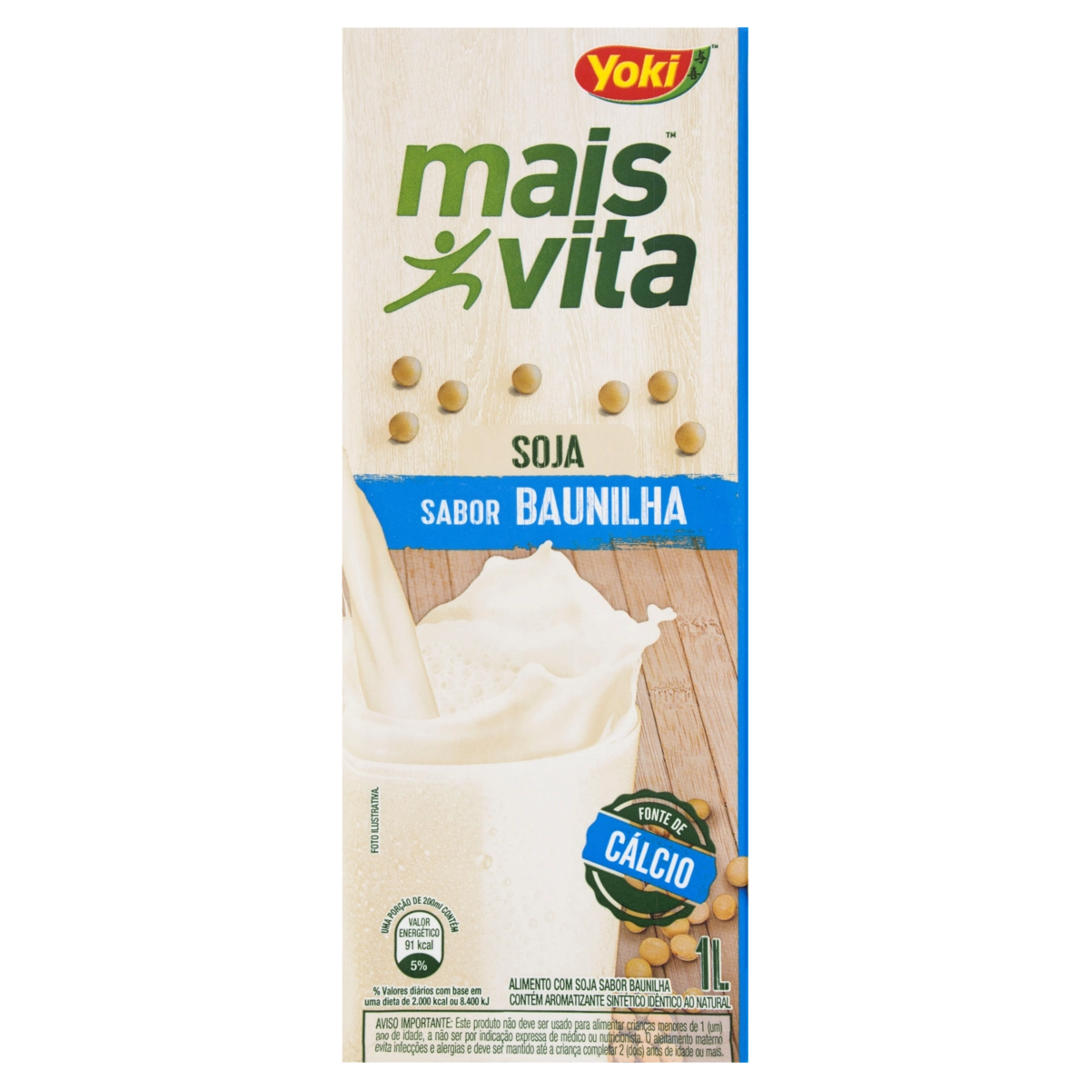 Bebida à Base De Soja Baunilha Yoki Mais Vita Caixa 1l