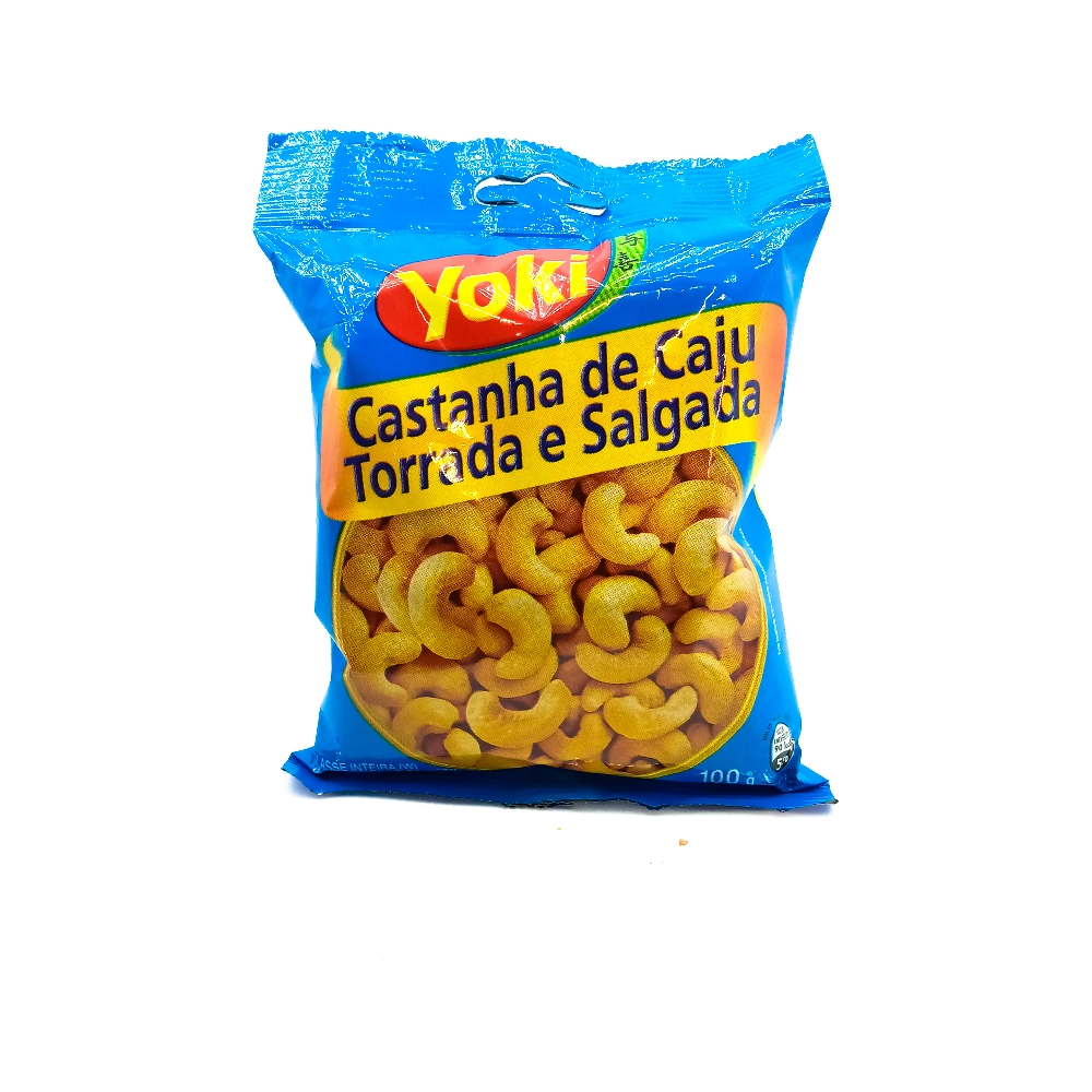 Castanha De Caju Torrada Salgada Tipo 3 Ts Yoki Pacote 100g