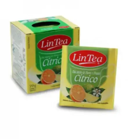 Cha Lin Tea Citrico 10 Saquinhos