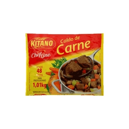 Caldo Pó Carne Kitano Chef Line Pacote 1,01kg
