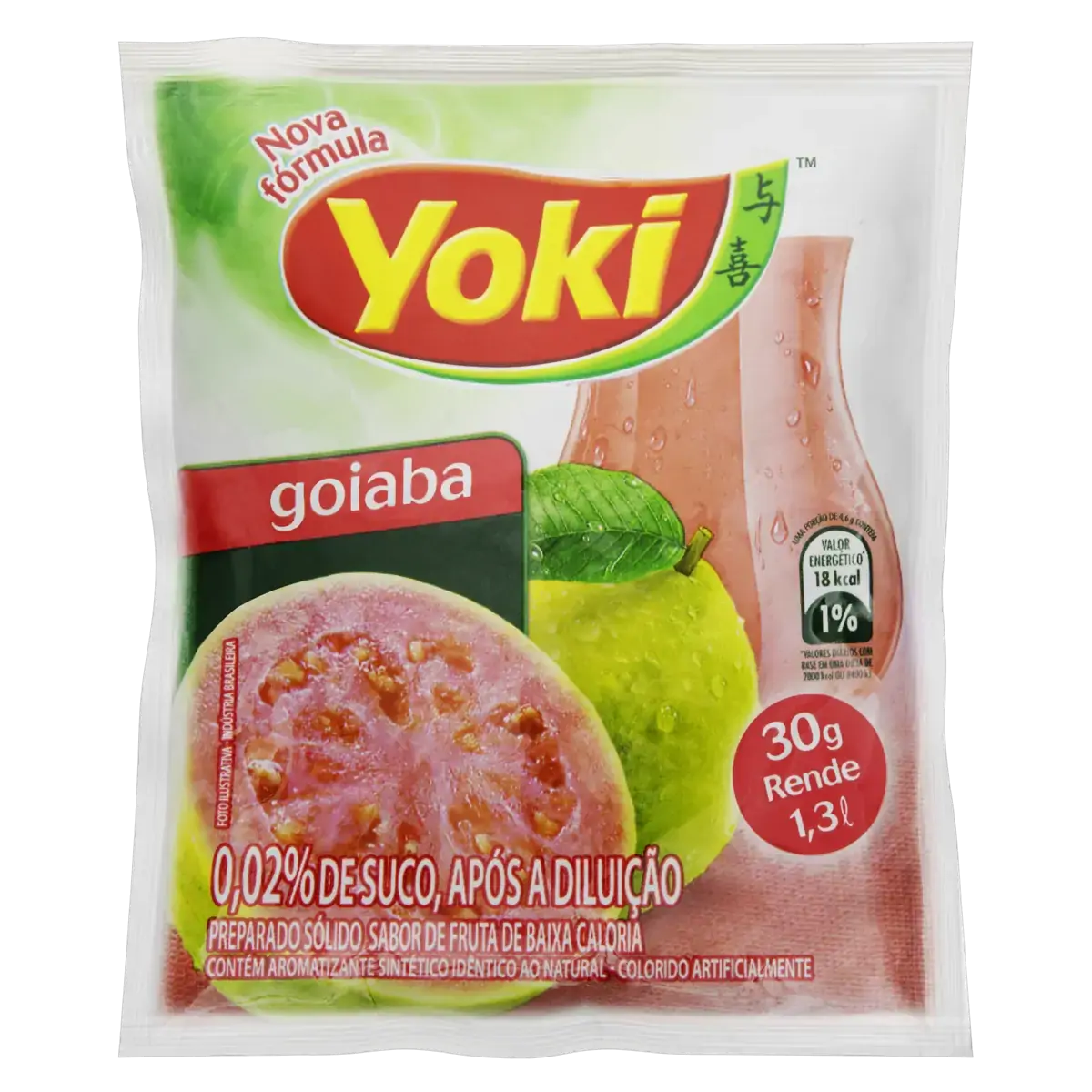 Refresco Em Pó Goiaba Yoki Pacote 30g
