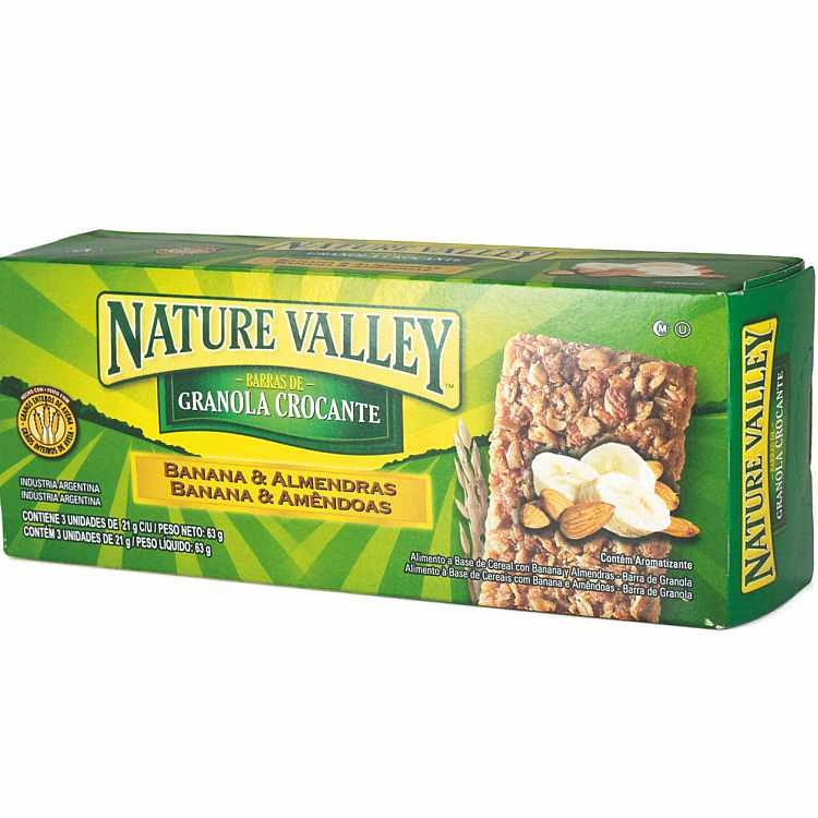 Barra Cereal Nature Valley C/3 Amendoa