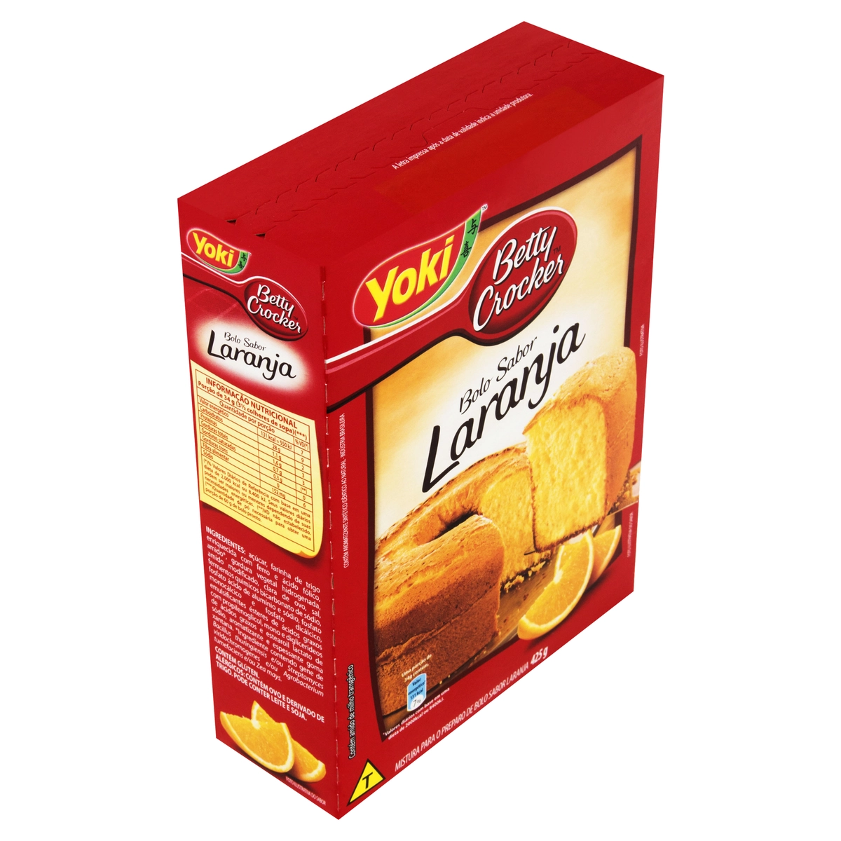 Mistura Para Bolo Laranja Yoki Betty Crocker Caixa 425g