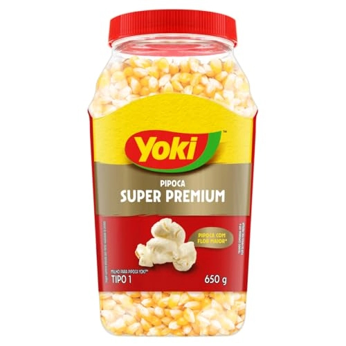 Milho Para Pipoca Tipo 1 Yoki Super Premium Pote 650g