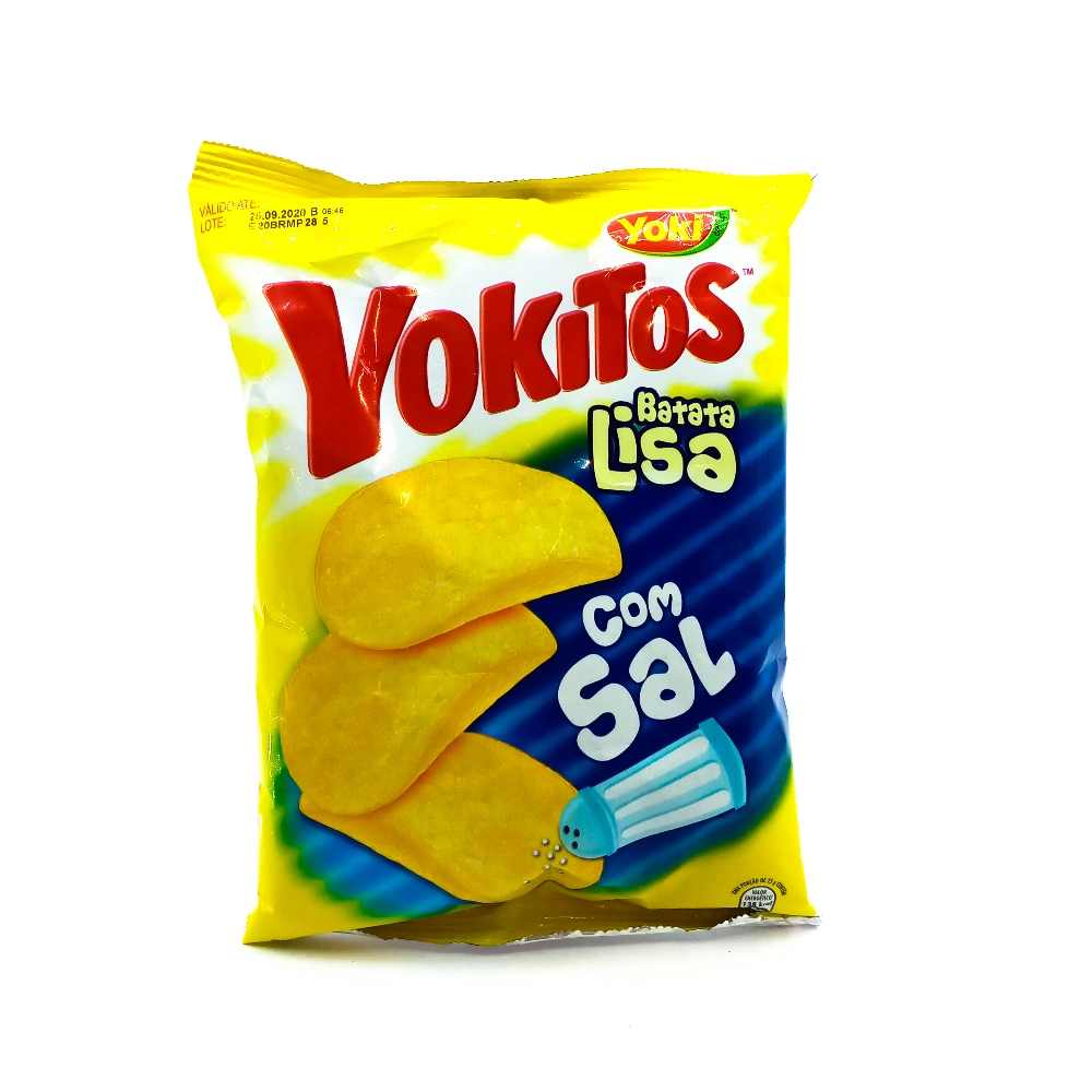 Batata Frita Lisa Com Sal Yoki Yokitos Pacote 45g