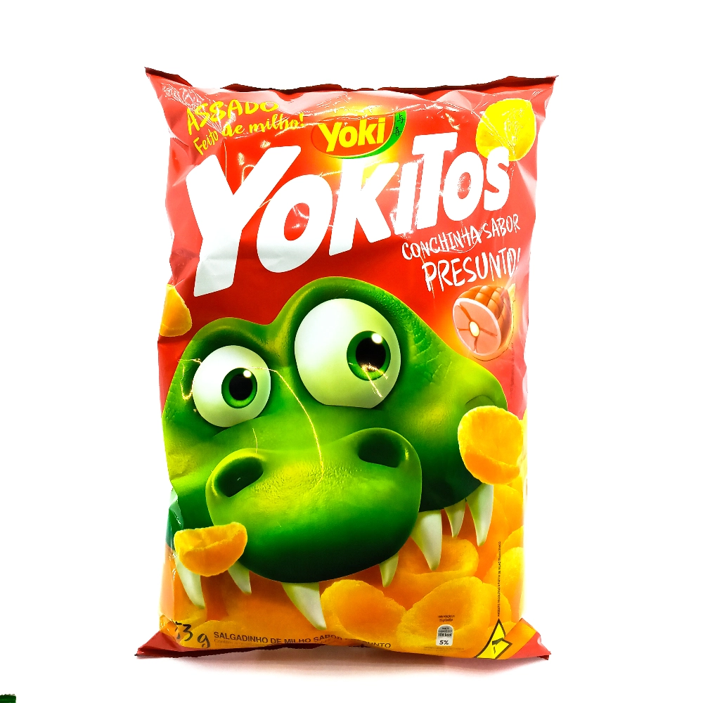 Salgadinho De Milho Conchinha Presunto Yoki Yokitos Pacote 153g
