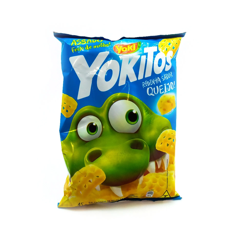 Salgadinho De Milho Redinha Requeijão Yoki Yokitos Pacote 45g