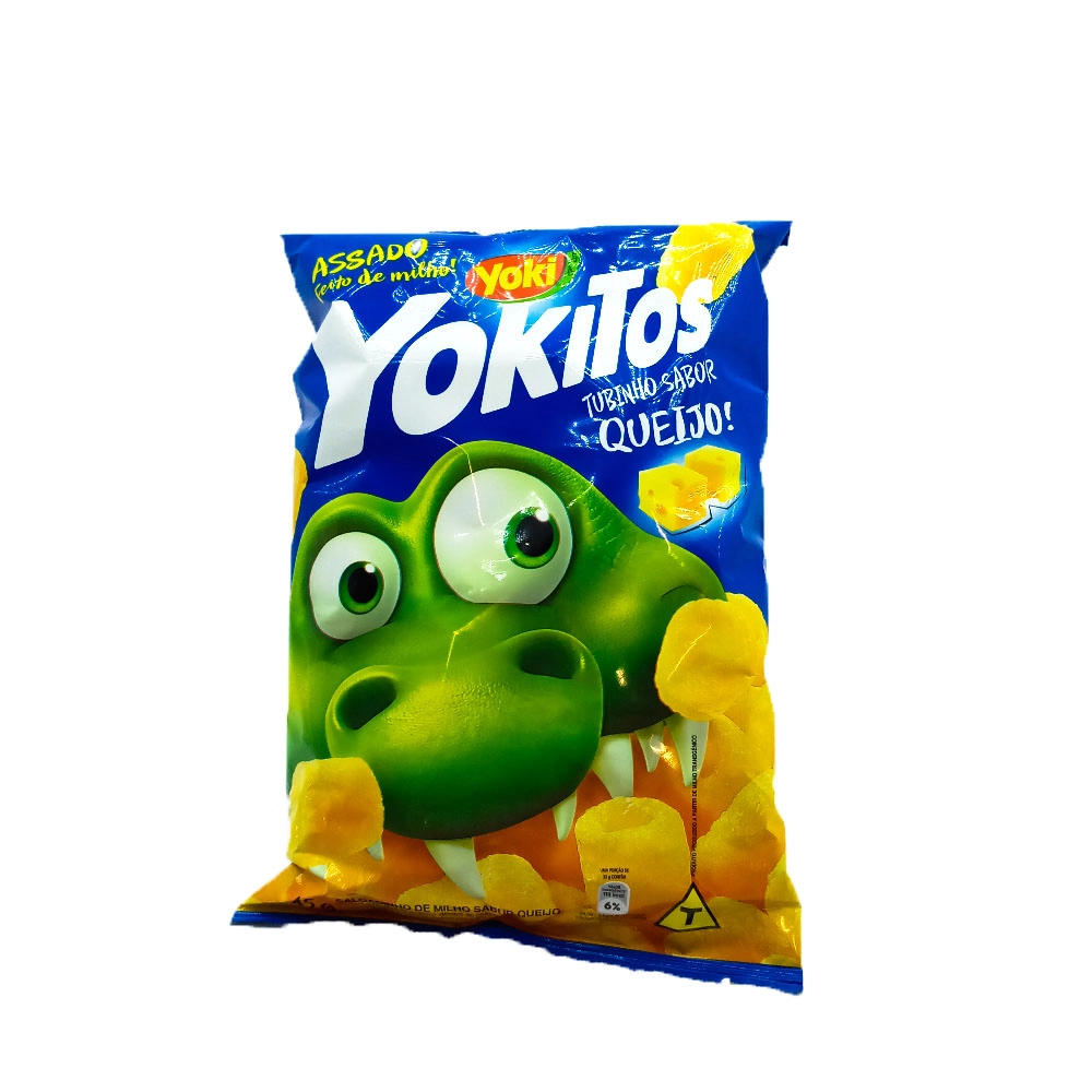 Salgadinho De Milho Queijo Tubinho Yoki Yokitos Pacote 45g