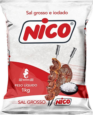 Sal Grosso Nico P/ Churrasco 1kg