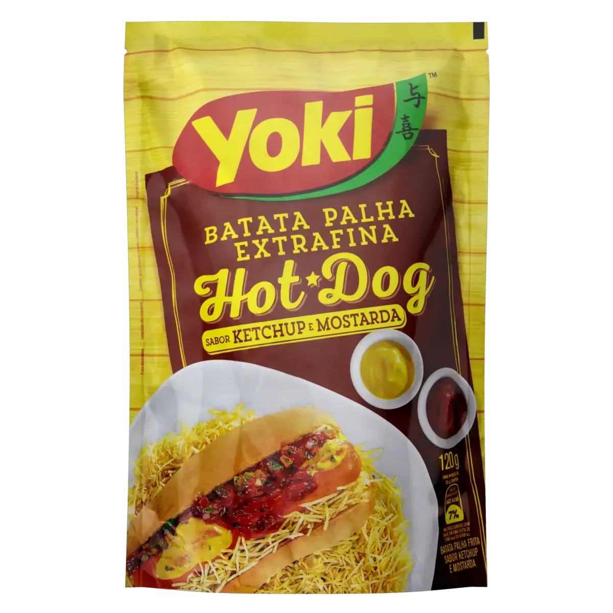 Batata Extra Fina Hot Dog Yoki 120g