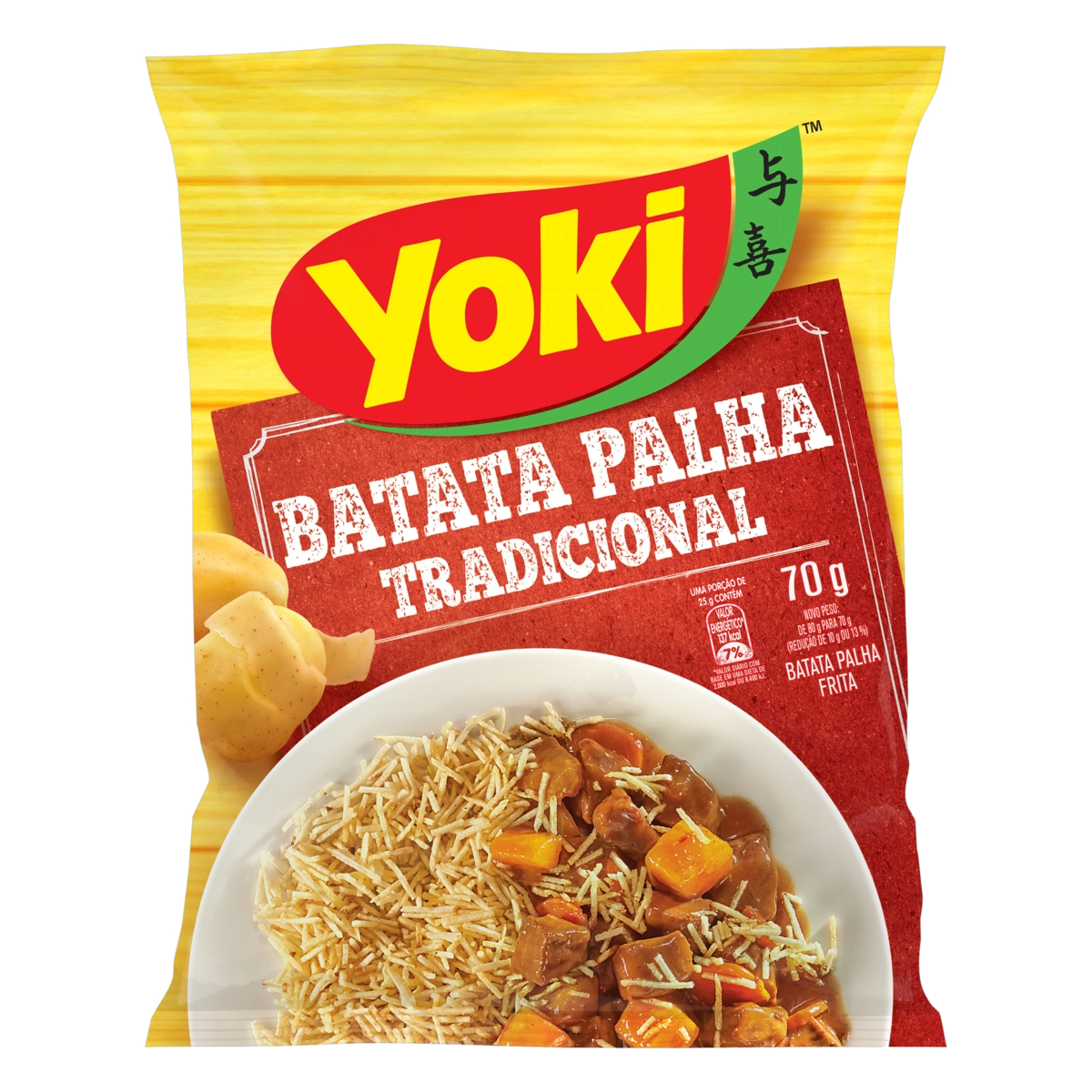 Batata Palha Tradicional Yoki Pacote 70g