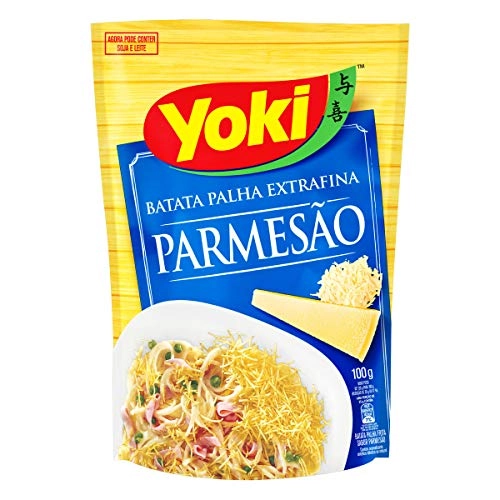 Batata Palha Extrafina Parmesão Yoki Sachê 100g