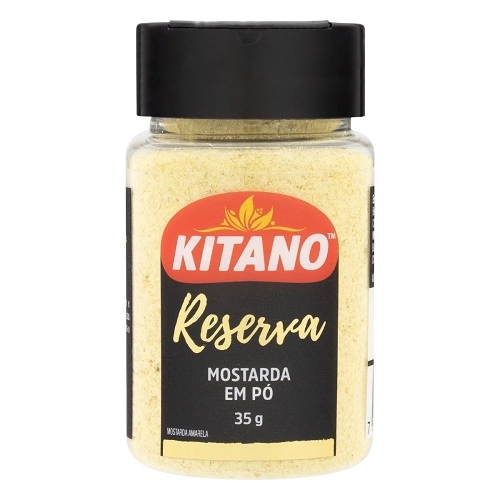 Mostarda Amarela Pó Kitano Reserva Frasco 35g