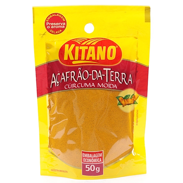 Açafrão Da Terra Kitano Pacote 50g