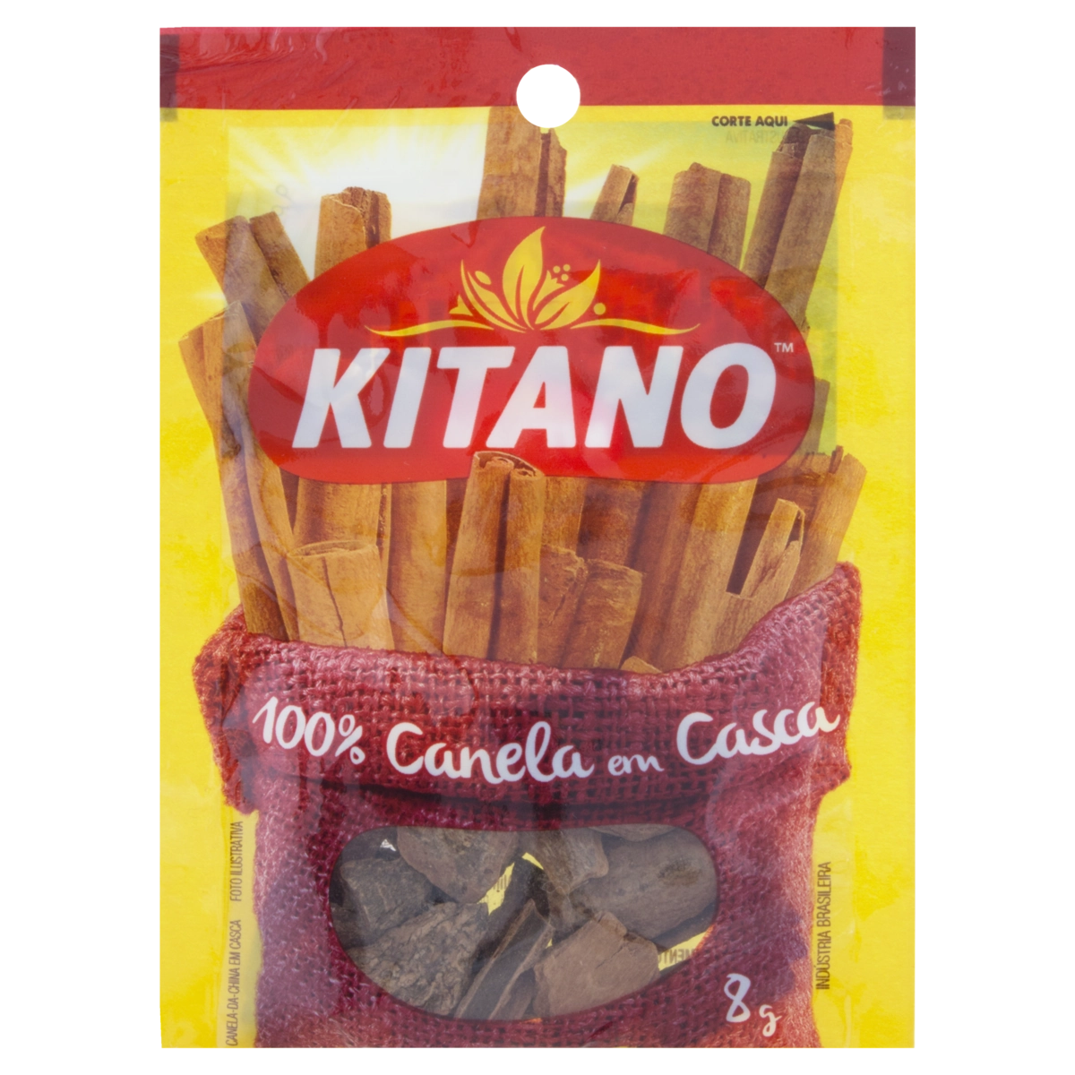 Canela Em Casca Kitano Pacote 8g