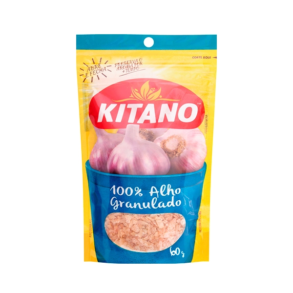 Alho Granulado Kitano Pacote 60g