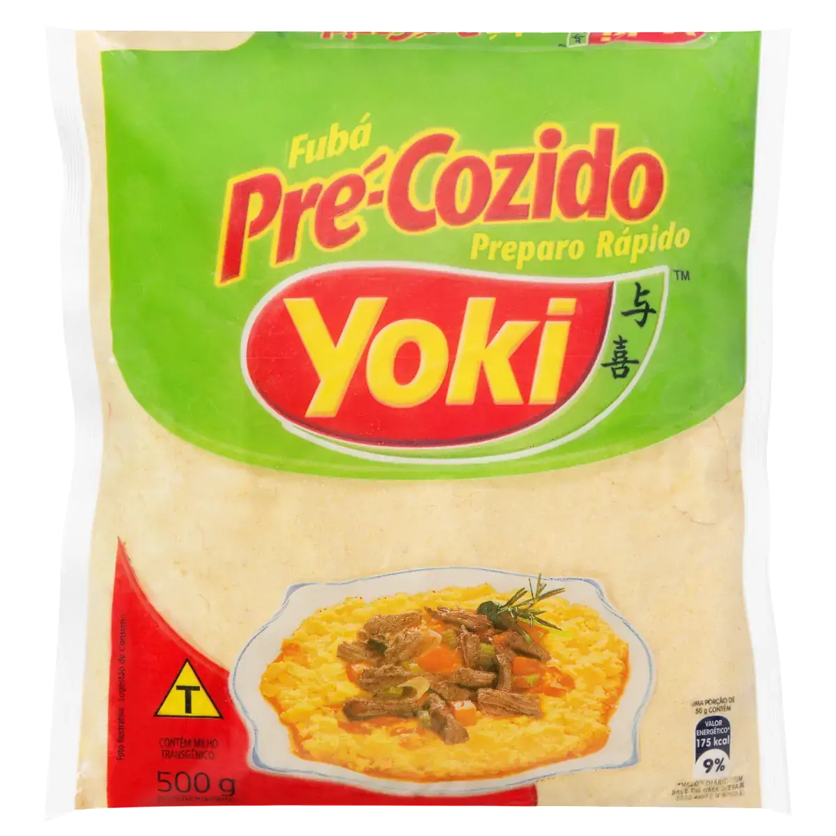 Fubá De Milho Pré Cozido Yoki Pacote 500g