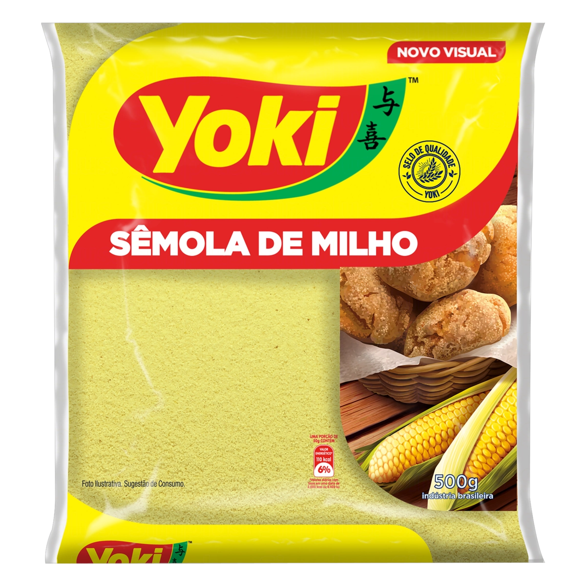 Sêmola De Milho Yoki Pacote 500g