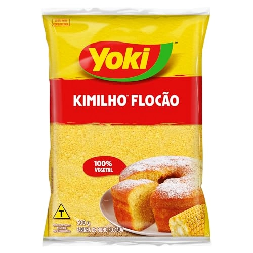 Farinha De Milho Flocos Pré Cozida Yoki Kimilho Pacote 500g